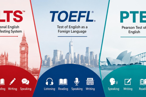 IELTS, TOEFL & PTE